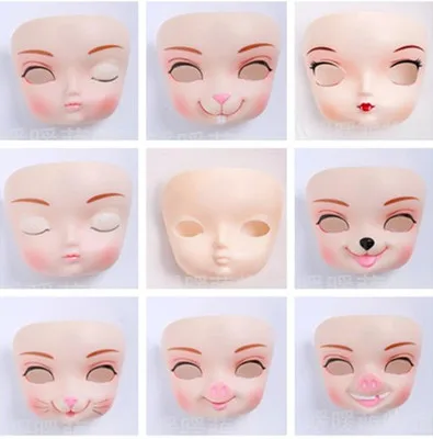 

rare new brand doll head bbgirl doll head make up foothold Accessorries on sale Original dolls collection drop shipping