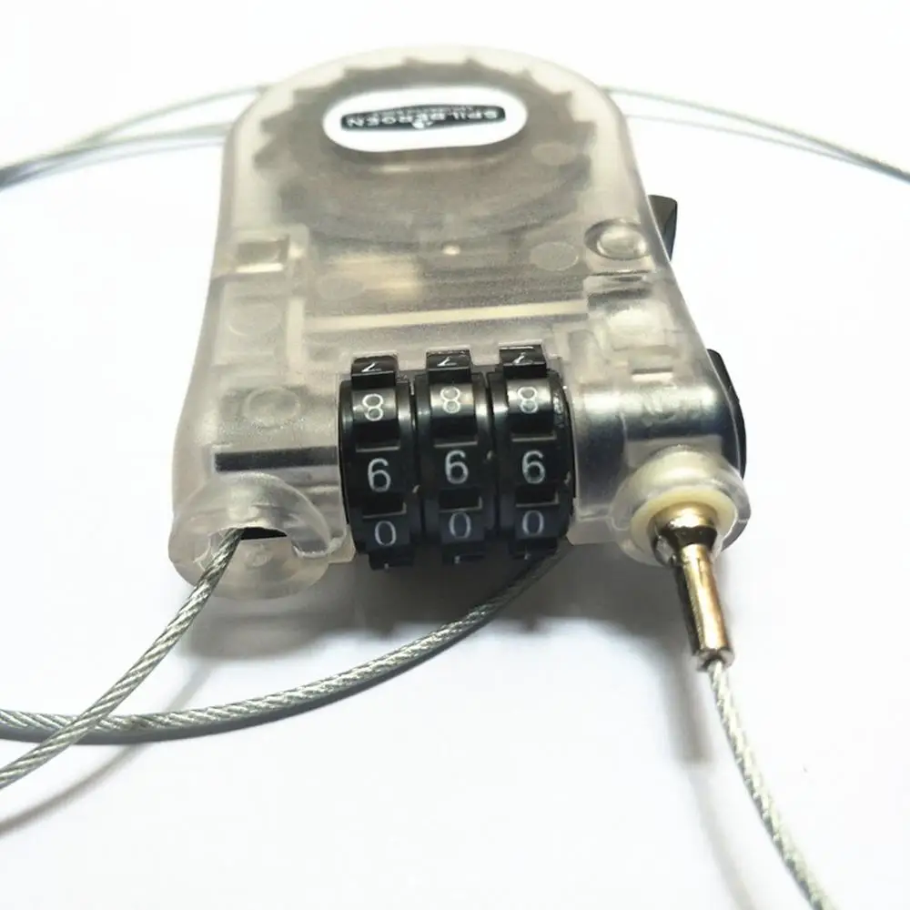 Противоугонный кодовый замок длинный роликовый коляска 3-значные детали для