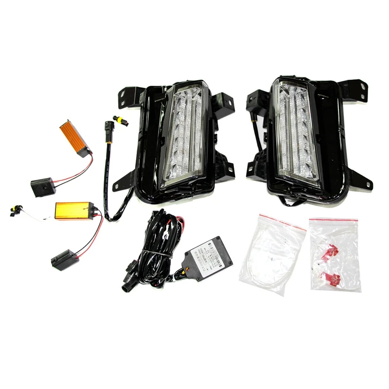 

2Pcs for 2016-2018 Cadillac XT5 with Two-Way Function Daytime Running Light