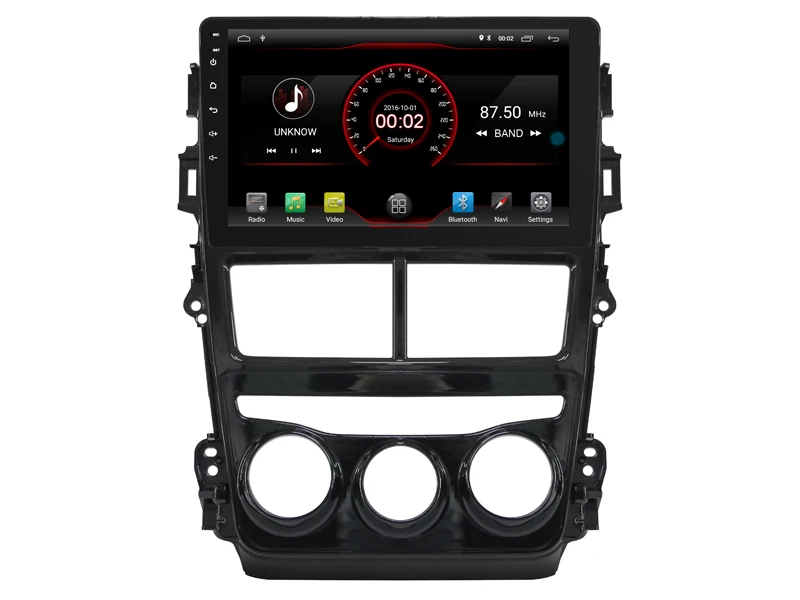 AVGOTOP Android 10 Bluetooth GPS автомобильный радиоприемник DVD-плеер для TOYOTA VIOS 2018 (версия с