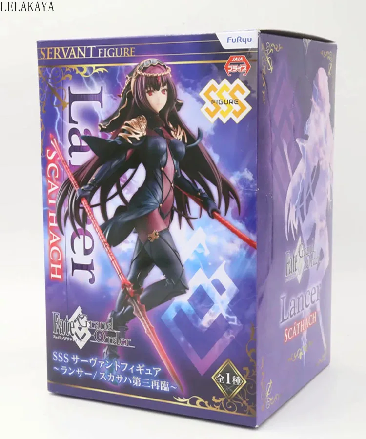 Япония Fate Grand Order FGO слуга Scathach Lancer сексуальные девушки мультфильм аниме фигурка Fate/Stay Night Коллекционная кукла 20 см