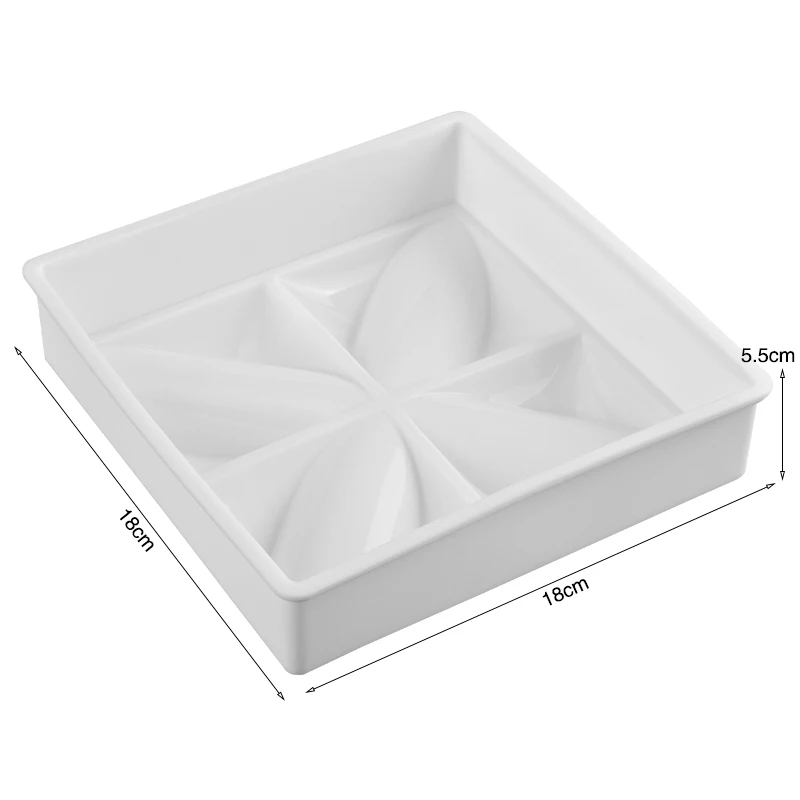 Силиконовые клеверные геометрические формы для торта выпечки сковорода