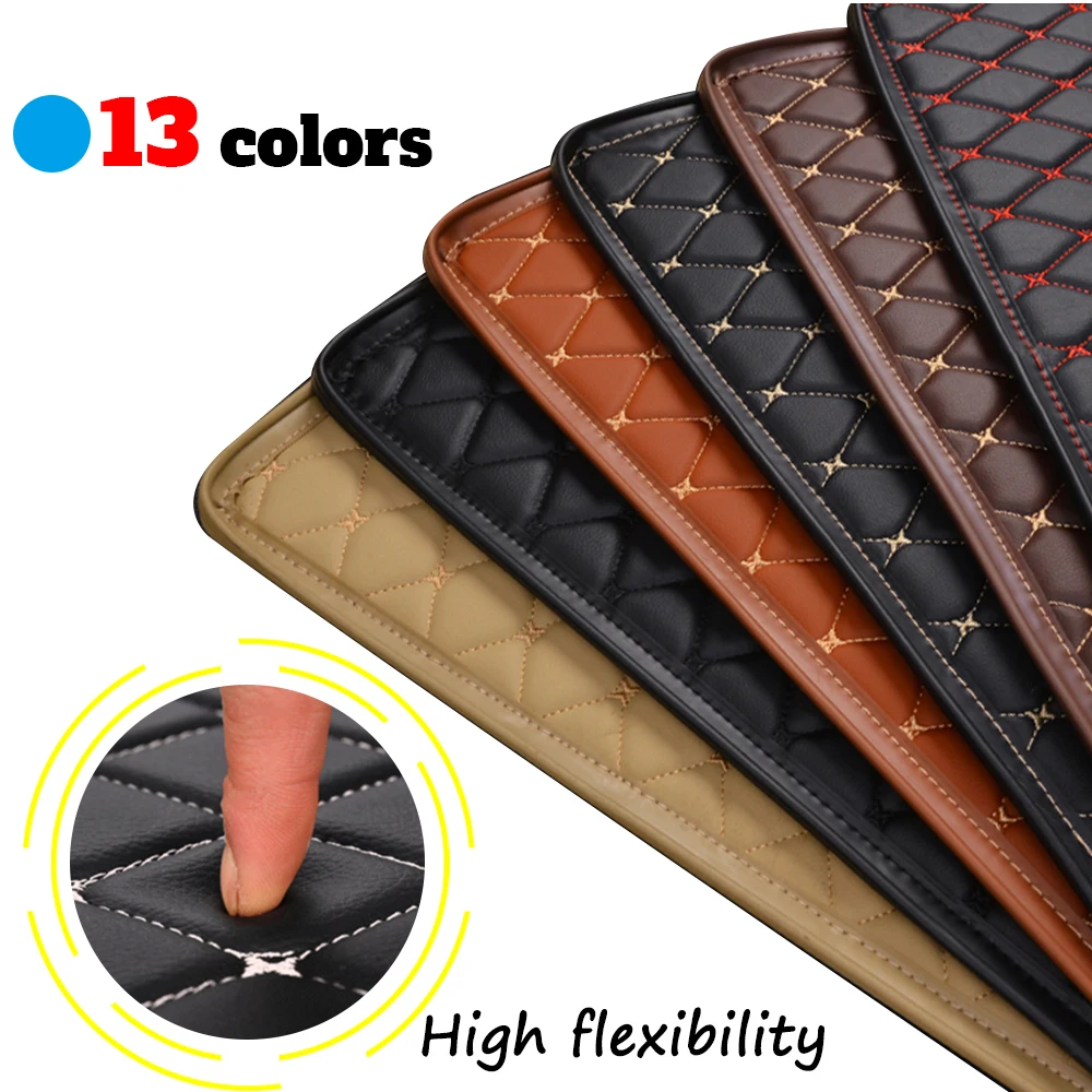 

Muchkey Universal Car Floor Mats 5PCS Fit 98% Car Model Leather Auto Carpet Anti-Slip Floor Liner Front&Rear Mat Car Accessories