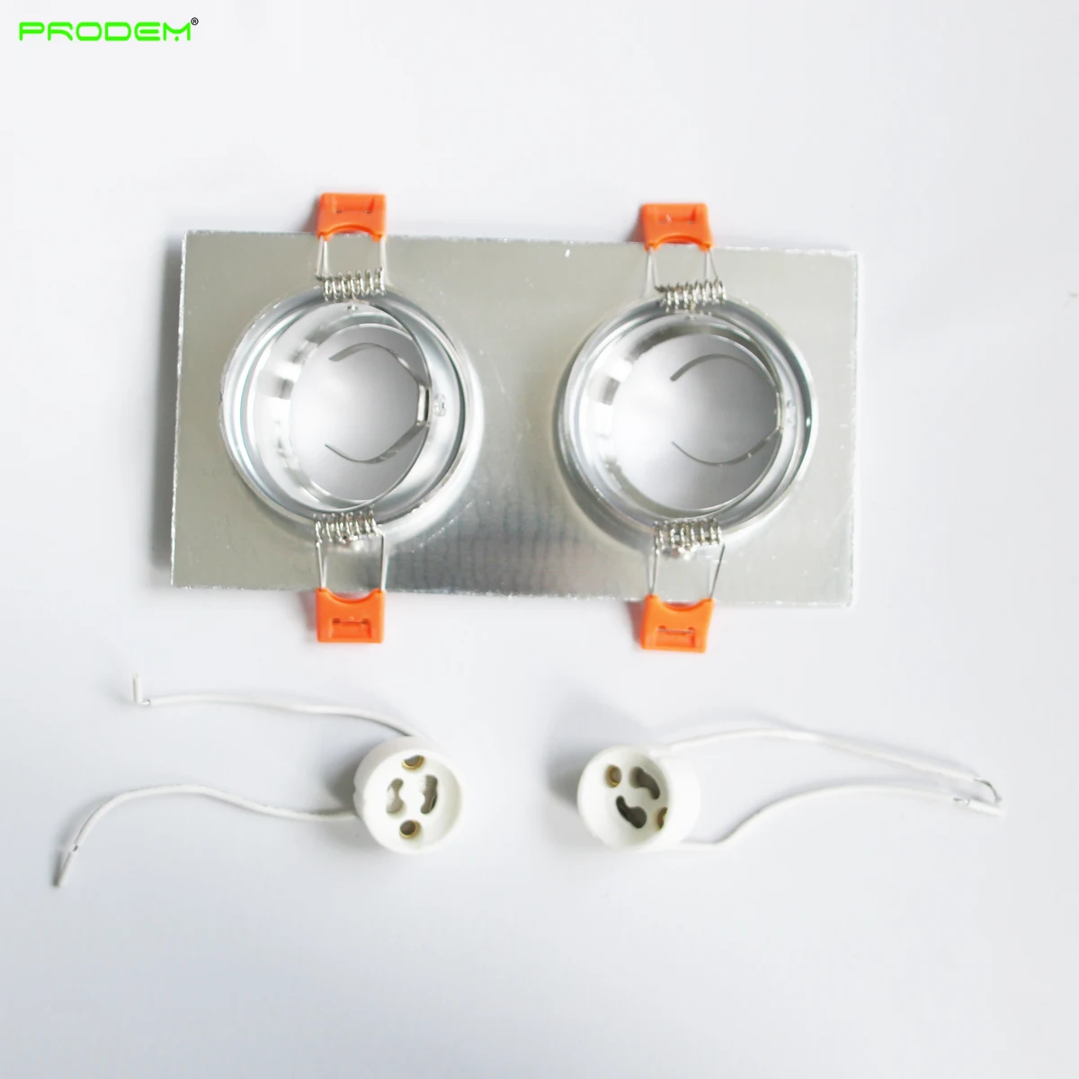 4 шт./упаковка квадратные рамки для светодиодных точечных светильников | Лампы и