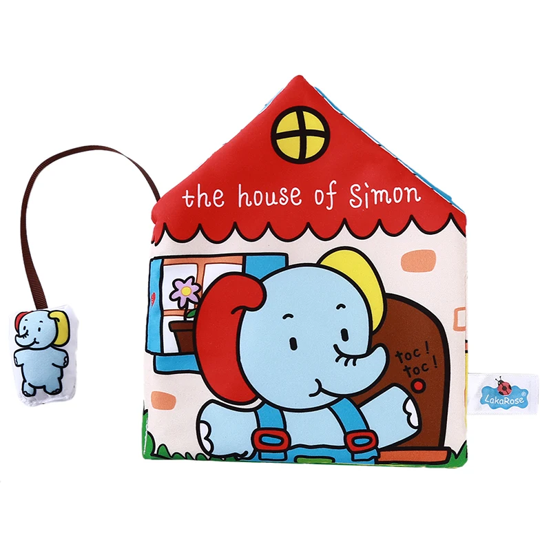 Детские игрушки книжки из мягкой ткани для малышей Домашняя история тема Детская