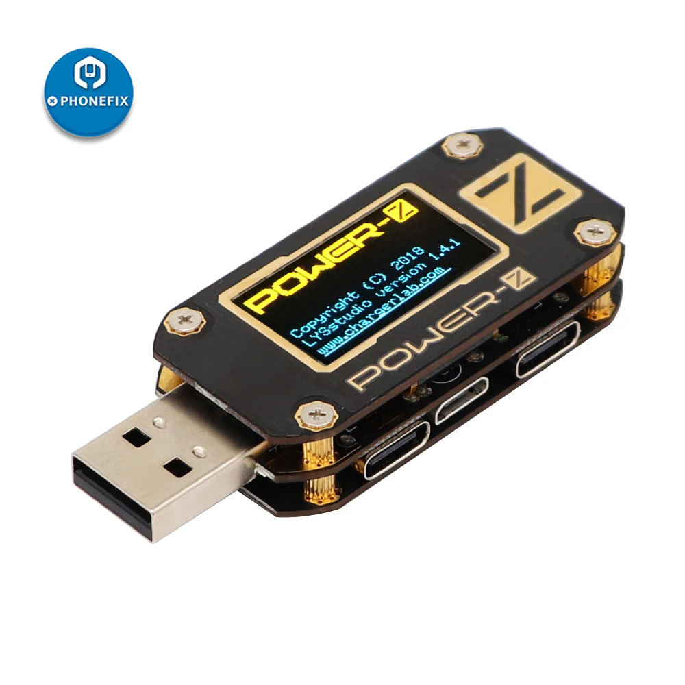Портативный USB тестер POWER Z Type C цифровой вольтметр Micro QC3.0/PD детектор напряжения
