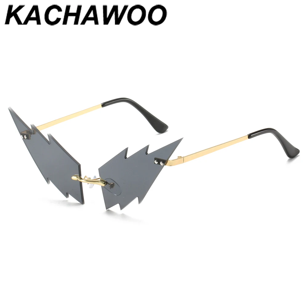 Женские винтажные солнцезащитные очки Kachawoo ярких цветов красные желтые без