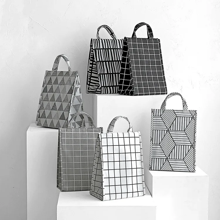 

Детские пакеты для школьных обедов, персонализированная офисная еда, Термосумка для пикника, фруктов, овощей, закуска, женская сумочка для б...