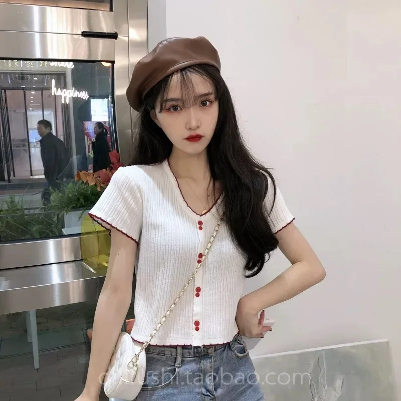 

Women Shirt Fashion lvory T-ShirtT Shirt Tees short sleeve