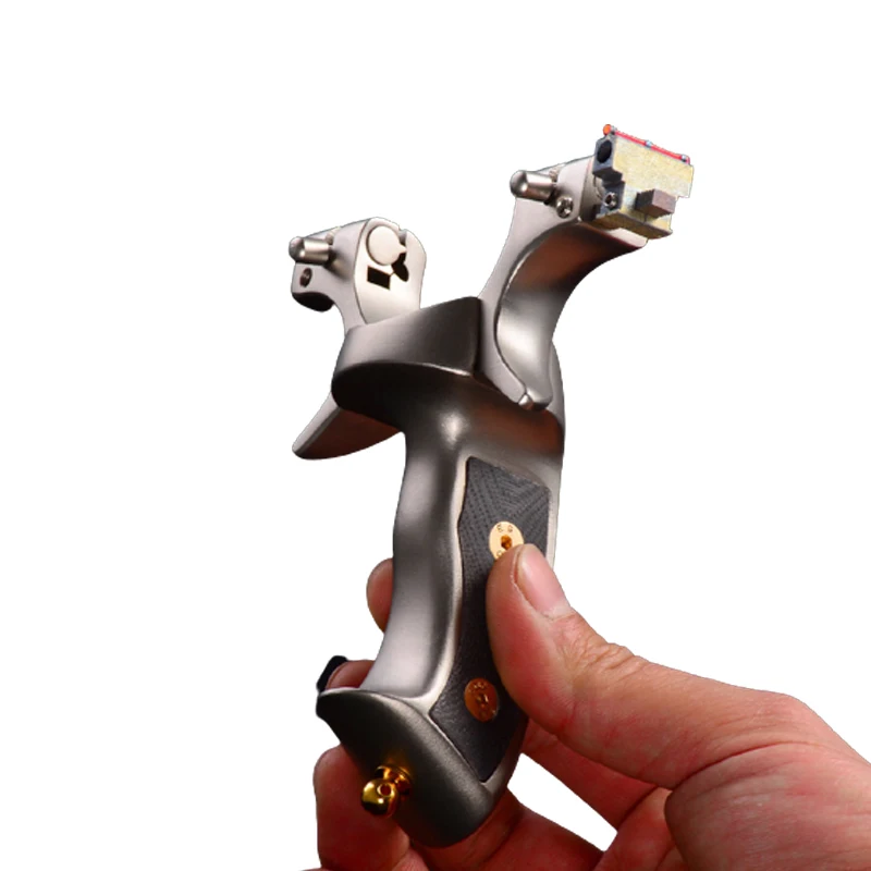 

304 Профессиональная охотничья Рогатка из нержавеющей стали Наружная Рогатка для альпинизма кемпинга охоты с прочной резиновой лентой