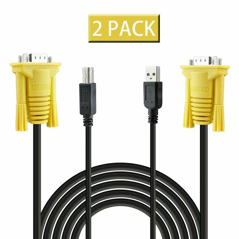 Ingelon KVM переключатель vga кабель высокого качества USB 2 0 сплиттер коробка для ключа