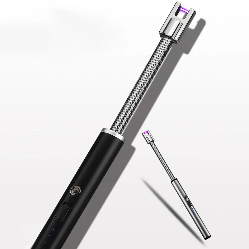 Зажигалка аккумуляторная с поворотом на 360 градусов USB зарядкой|Аксессуары для