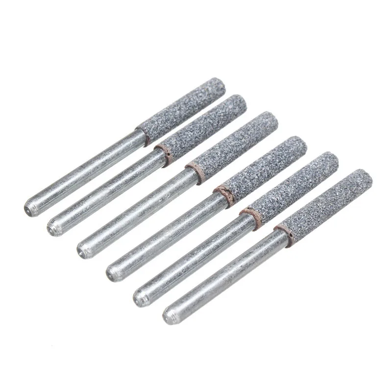 

6pcs 5/32 inch 4mm Chain Saw Sharpening Grinding Stones for 12v Electric chains