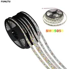 Водонепроницаемая светодиодная лента IP21 IP65, 12 В24 В постоянного тока, гибкая светодиодная лента 60 светодиодов sM, белыйтеплый белыйкрасныйсинийзеленый свет