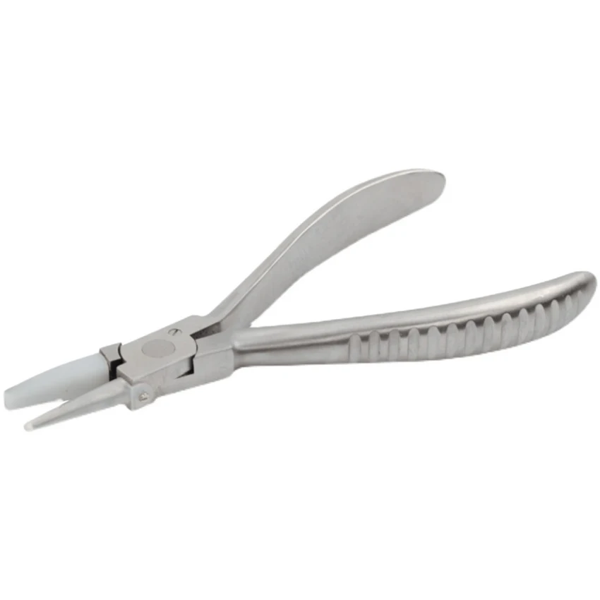 

Round & Nylon Jaw Eyeglasses Frame Pliers, Eye Glasses Pliers Optical Tool, Eyeglasses Repair Tool Adjusting Frame Leg