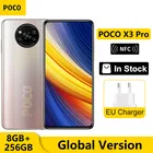 Смартфон POCO X3 Pro, глобальная версия дюйма, 8256 ГБ, Snapdragon 860, четыре камеры с искусственным интеллектом, 6,67 Гц, 120 мА  ч, зарядка 33 Вт, NFC
