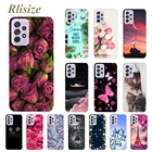 Чехол для Samsung Galaxy A72, силиконовый мягкий ТПУ чехол-накладка для Samsung A72 A 72 5G, чехлы для телефонов A72 A725F A726B, чехлы с цветами