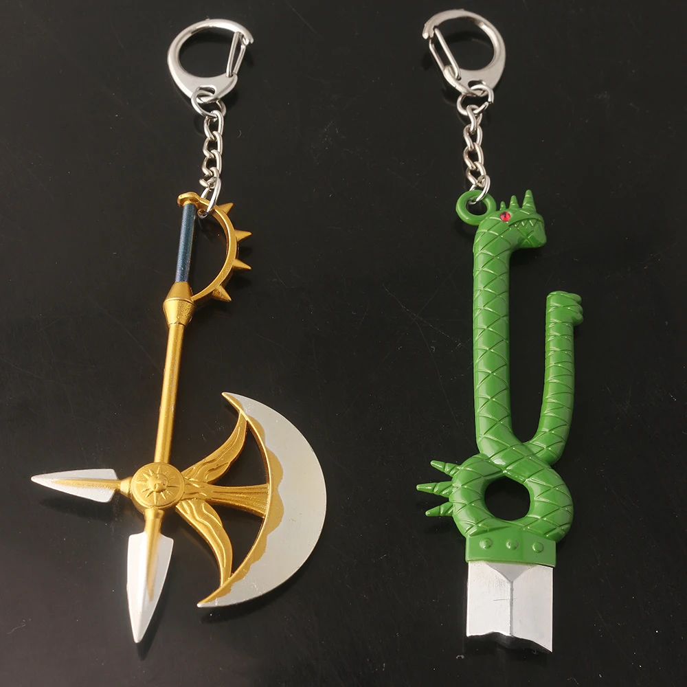 Новый семь смертных грехов мелйод Дракон сломанное лезвие брелок в виде меча Nanatsu