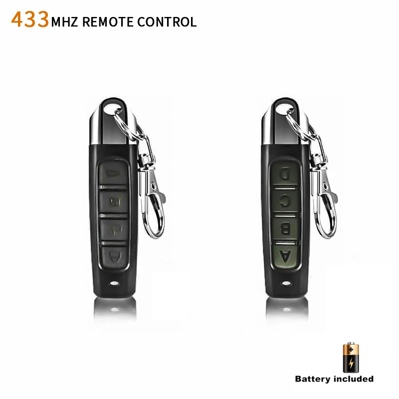 ABCD 4 ключа брелок 433 МГц беспроводной электрическое клонирование ворота гараж