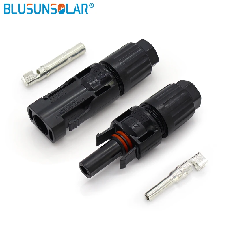 

solar connector Solar Panel DC Cable Connectors With Double Seal Ring Male and Female (M&F) for PV /Photovoltaic System