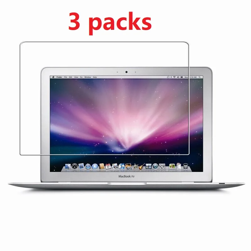3 упаковки закаленное стекло для защиты экрана Apple MacBook Air Pro Retina 11 6 12 13 дюймов 2020 2019