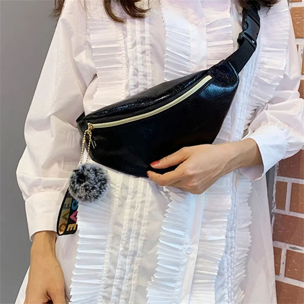 Поясная сумка для женщин Спортивная пляжная сумочка с лазерным рисунком