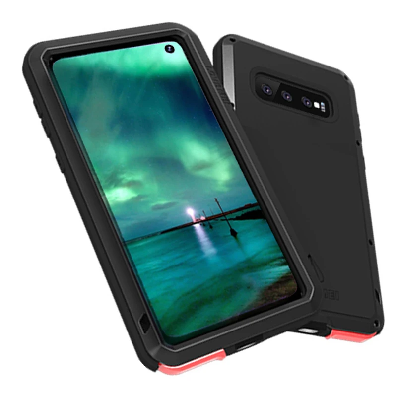 360 чехол для samsung Galaxy S10 Plus S10E ударопрочный полный корпус из стекла гибридный защитный чехол для samsung S10Plus металлический чехол S 10E