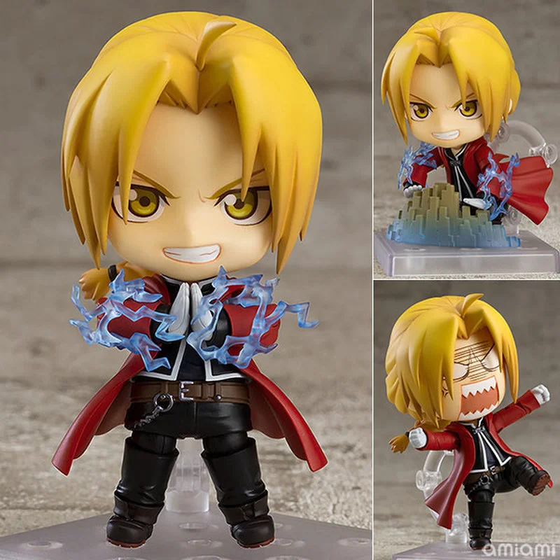 

Fullmetal Alchemist Action Figure Q Version Edward Elric Alphonse Elric Model Tabletop Ornaments Toys Children Gifts