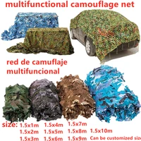 military camouflage net 4x7m6x10m 210d oxford cloth net awning suitable for hunting grounds and garden decoration