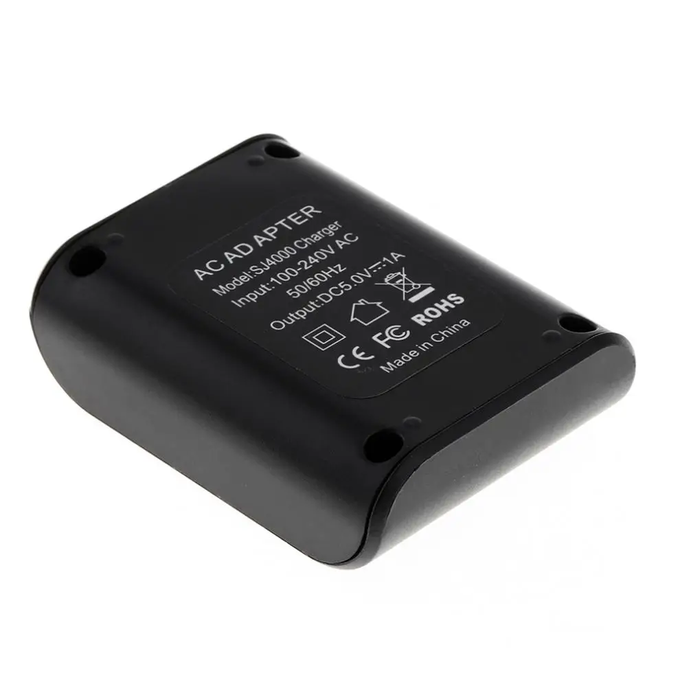100В 240В черное зарядное устройство с USB кабелем для SJ4000 / SJ5000 SJ6000 батареи