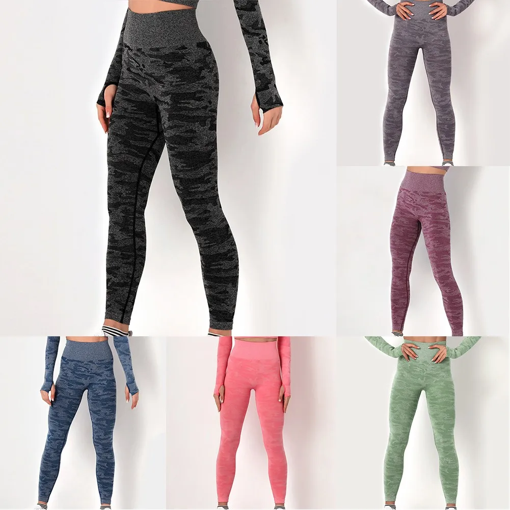 

New Yoga Pants Women Leggings For Fitness Nylon High Waist Long Pants Women Hip Push UP Tights Women Gym Clothing