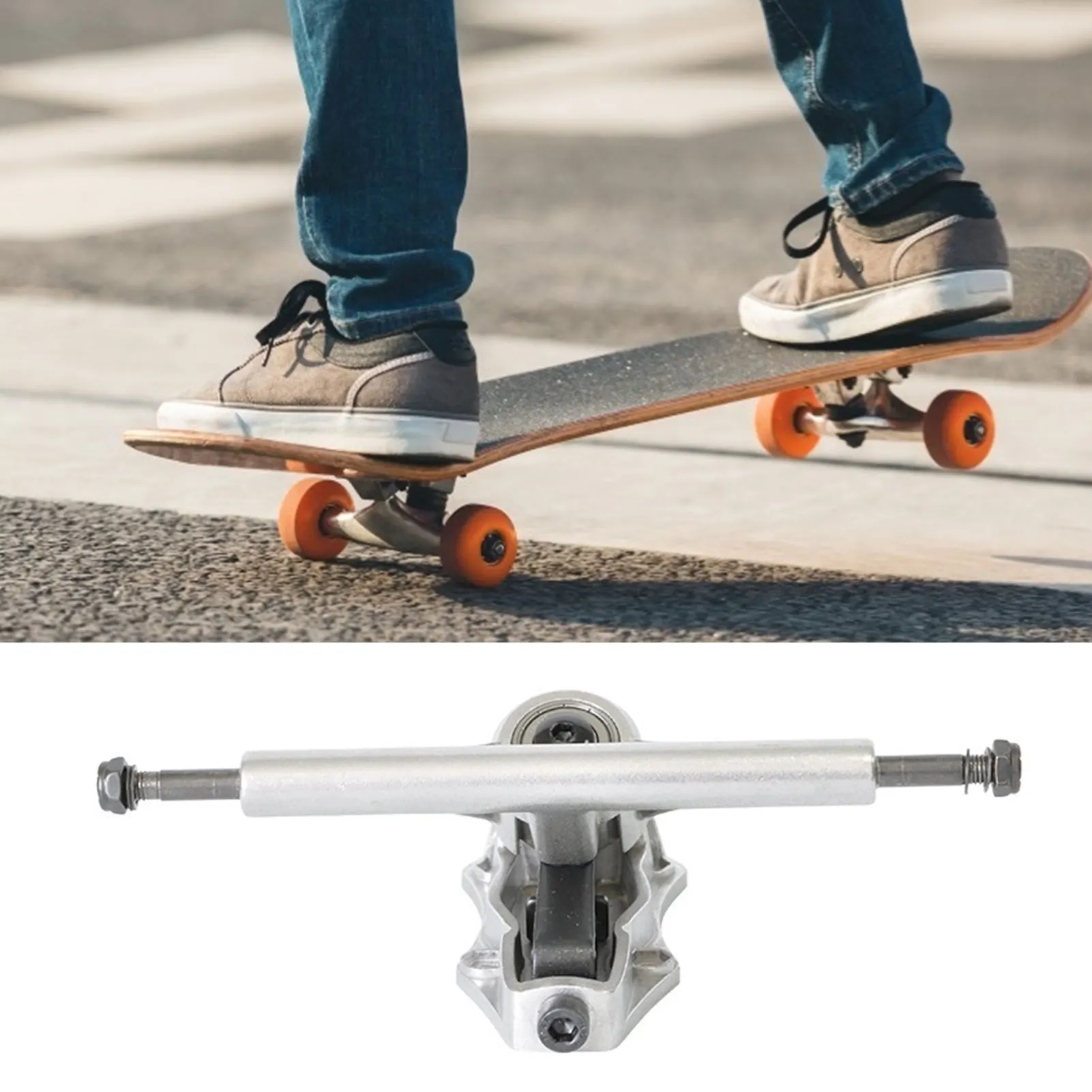

Surf Skateboard Trucks Steering Rack For Skateboard Alloy Anti-Wear Skateboard Longboard Surf Skateboard Truck Land Surf Bridge