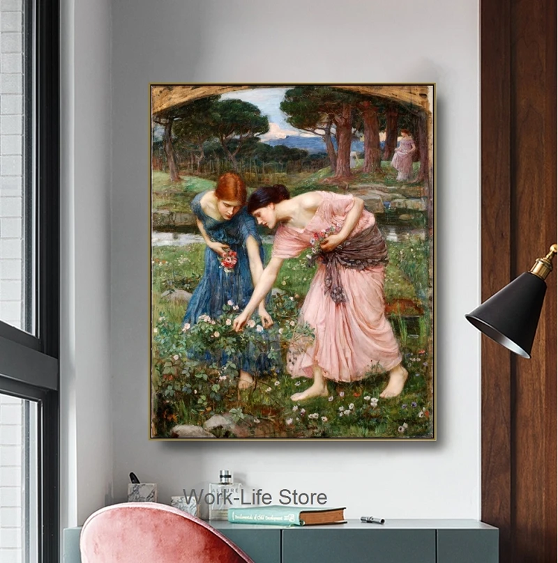 Картина художественная настенная масляная живопись плакат на холсте Соберите Ye