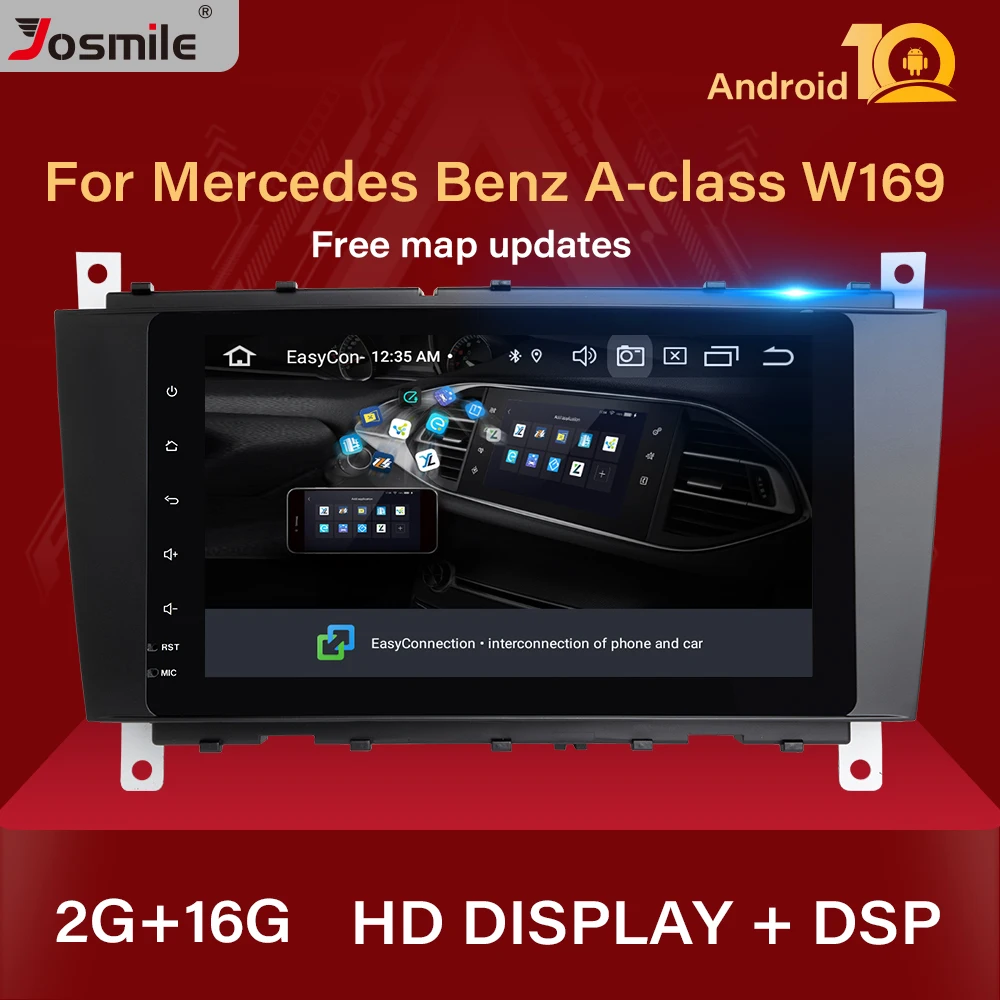 Автомагнитола sprintA-C-Class CLS C180 C200 CLK200Vito Viano 2 Din Android 10 GPS мультимедиа для Mercedes/Benz W203 W209