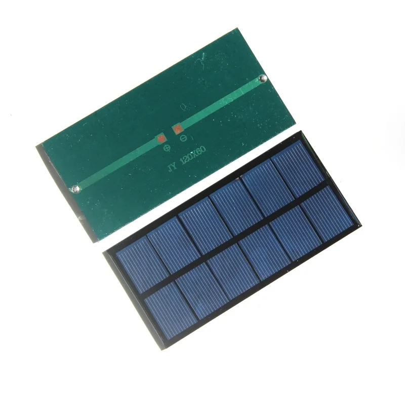 

BUHESHU 330MA 3V Solar Panel Modul Cell DIY Solar charger For 2.4V Battery System Light 120*60MM 20pcs/lot Free Shipping