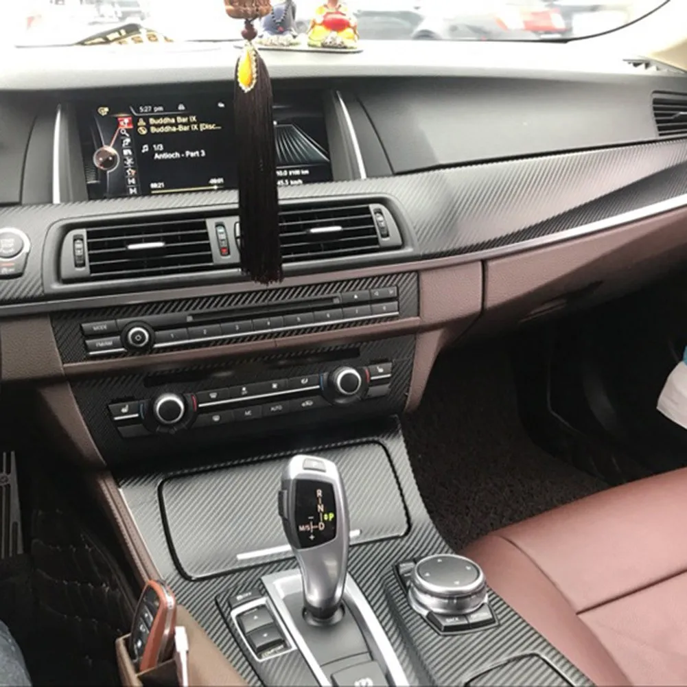 

Для BMW 528Li F10 F18 11-17 внутренняя наклейка Глянцевая 5D углеволоконная Автомобильная отделка автомобильные аксессуары детали для украшения инте...