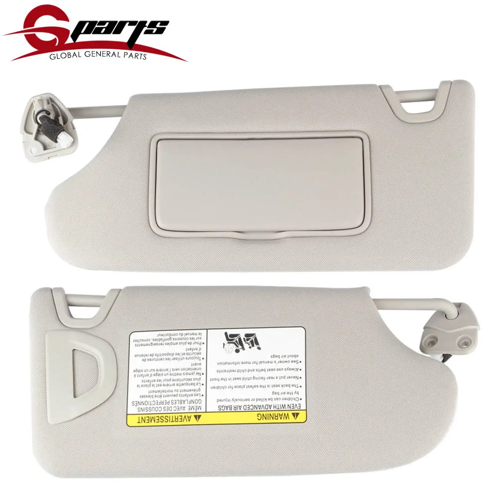 

G-Parts автомобильный бежевый левый козырек водителя с лампой и зеркалом подходит для Nissan Altima 2013 2014 2015 2016 96401-3TA2A 964013TA