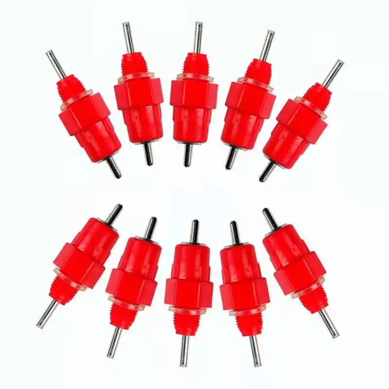 Соска для птицы 20 шт. автоматическая поилка цыплят с пружинной головкой