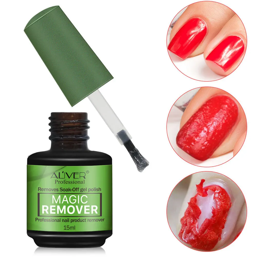 15ml UV LED Gel Nail Polish Burst Magic Remover to Remove Soak Off Solution Cleaner |