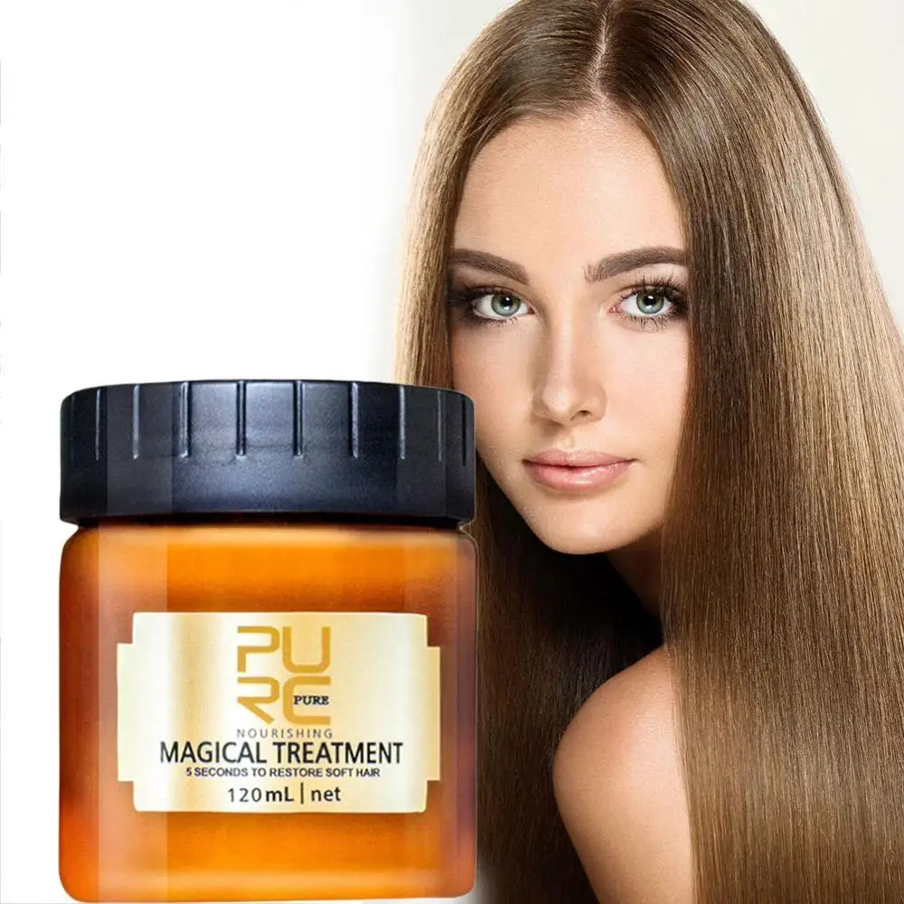 

PURC Magical treatment hair mask Nutrition Infusing seconds free soft Masque damage restore shipping For 5 Repairs hair hai T2J2