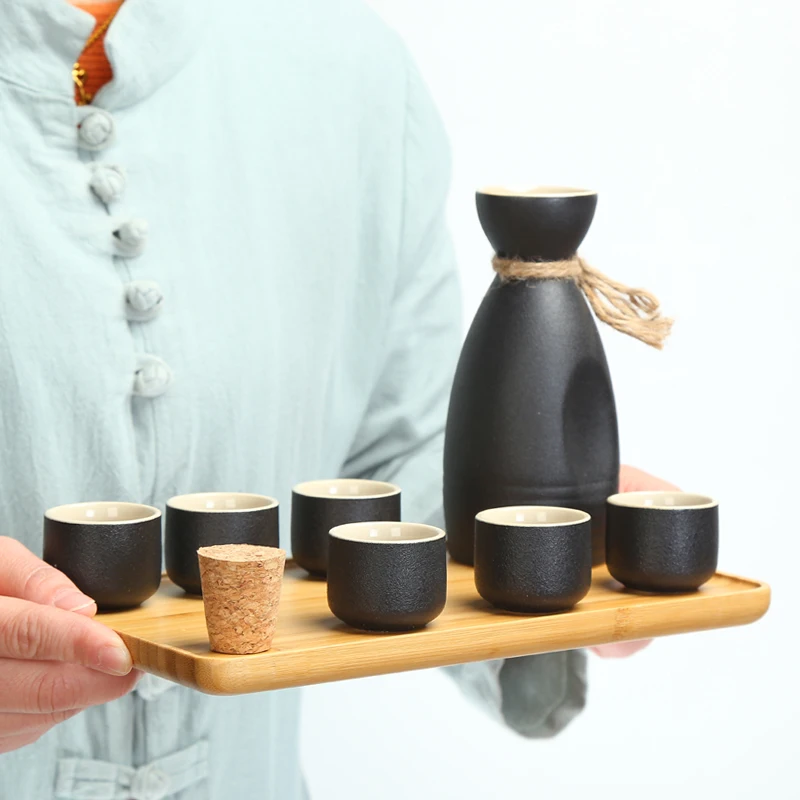 Дистрибьютор в японском стиле керамический набор для вина маленькая белая