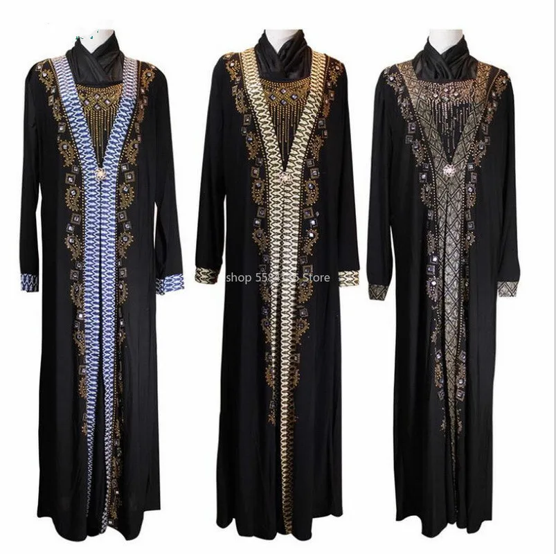 Новинка 2021 арабское элегантное тяжелое свободное платье с бисером абайя кафтан