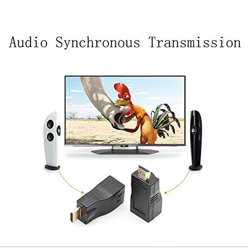 Удлинитель Plug and play для HDMI 1080P приемник сигнального передатчика высокого