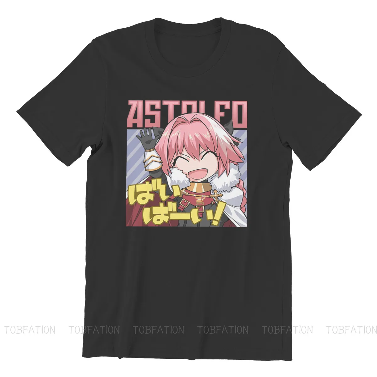 Fate Grand Order Tactical RPG Game Astolfo trapfrom Tshirt Oversized Graphic T Shirt Casual Hot Sale Cotton O-Neck Men's Tops | Мужская