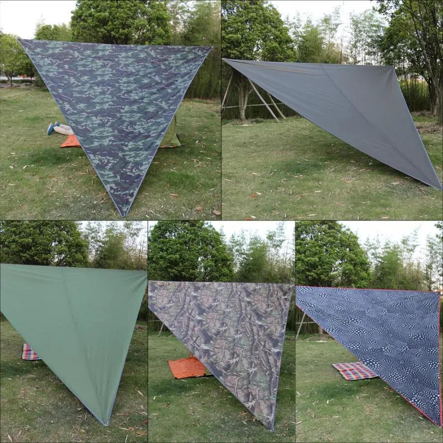 Outdoor Camping Awning Tarp Hammock Rain Fly UV Garden Canopy Folding Waterproof Portable Shelter Sunshade Tent Cover | Спорт и