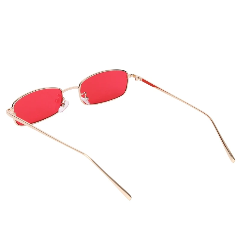 

Thin Rectangle Sunglasses Women Metal Small Square Men Sun Glasses 2018 UV400