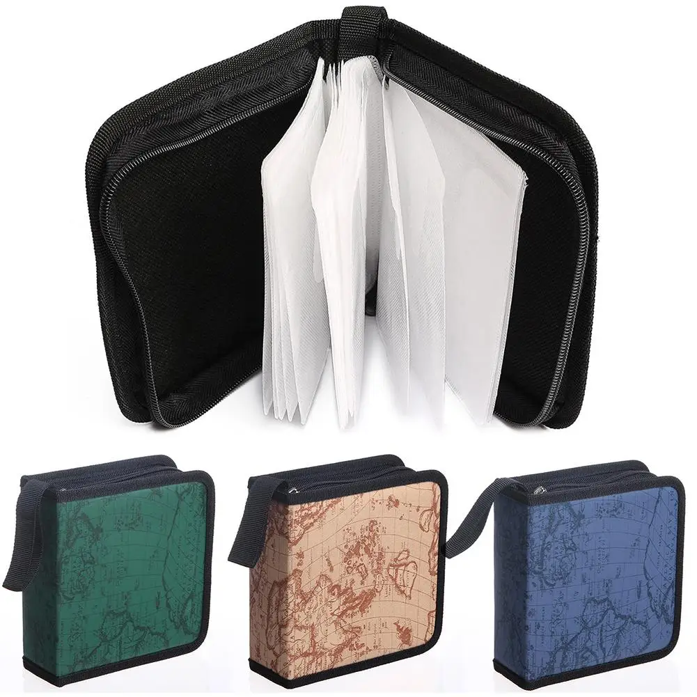 40/80 дисковая коробка для переноски держатель посылка сумка хранения в автомобиле