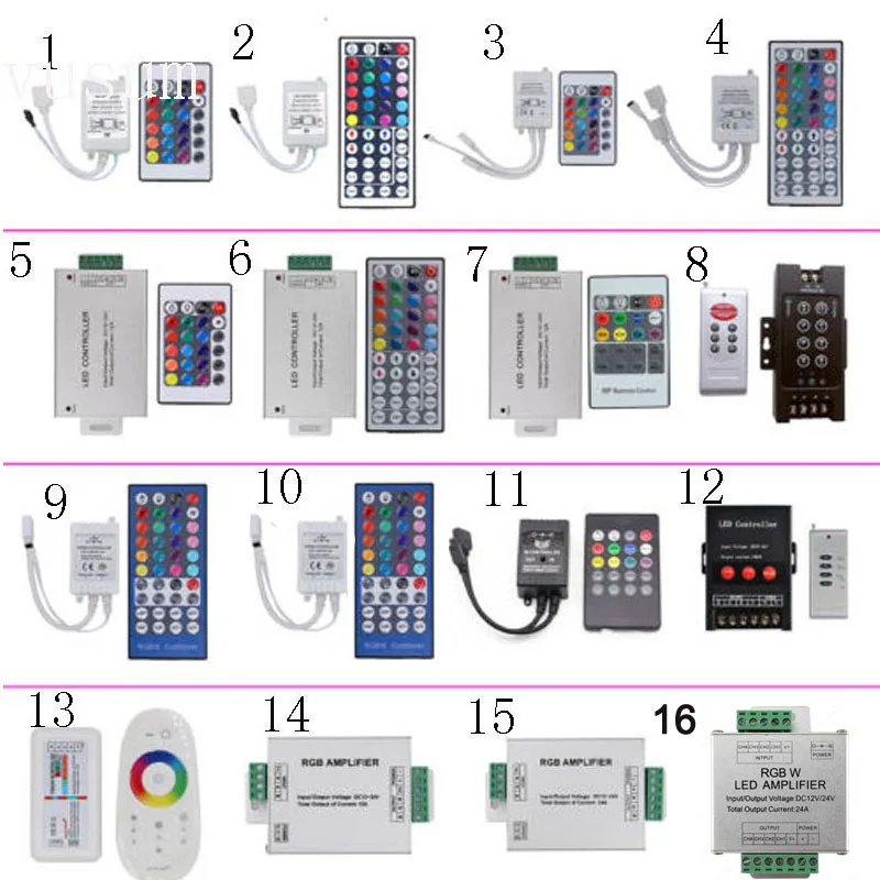 Светодиодный ИК-пульт дистанционного управления диммер для RGB 3528 5050 5630