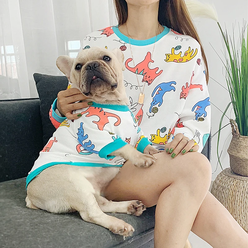 Одежда для домашних питомцев одежда родителей и детей хлопковая собак