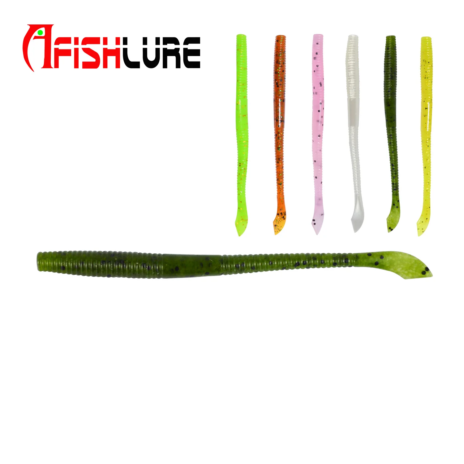 AR20 Weihai Рыбалка Afishlure 2 4g 100 мм 8 штук мягкие моделирование дождевых червей